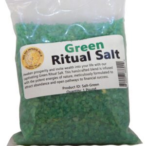 Green Ritual Salt for Wealth and Prosperity