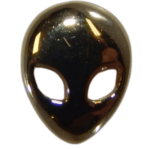 14 Karat Gold Alien Threadless Top