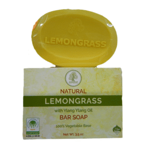 Natural Lemongrass Bar Soap with Ylang Ylang Oil