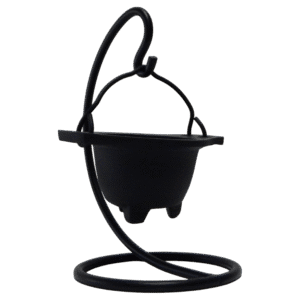 Small Iron Cauldron with Stand
