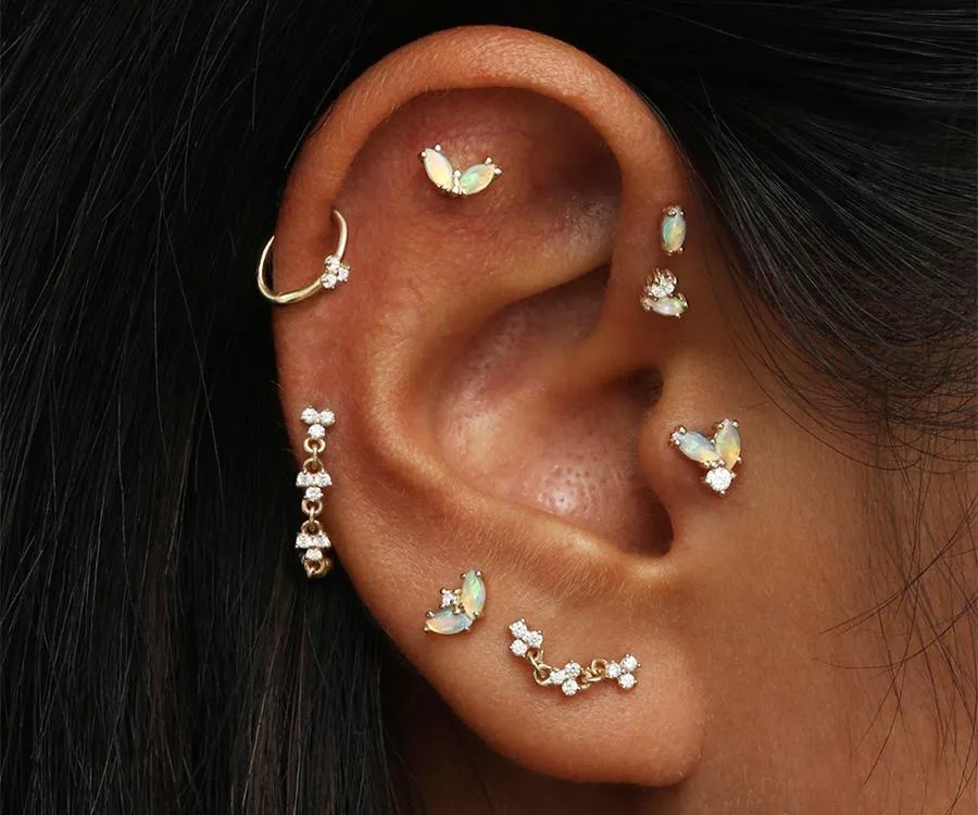 ear with piercings